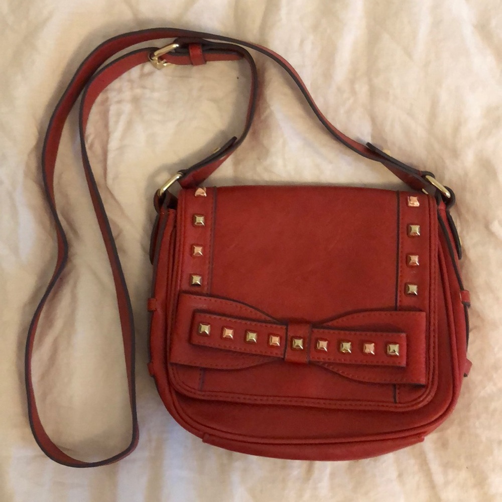 Red crossbody